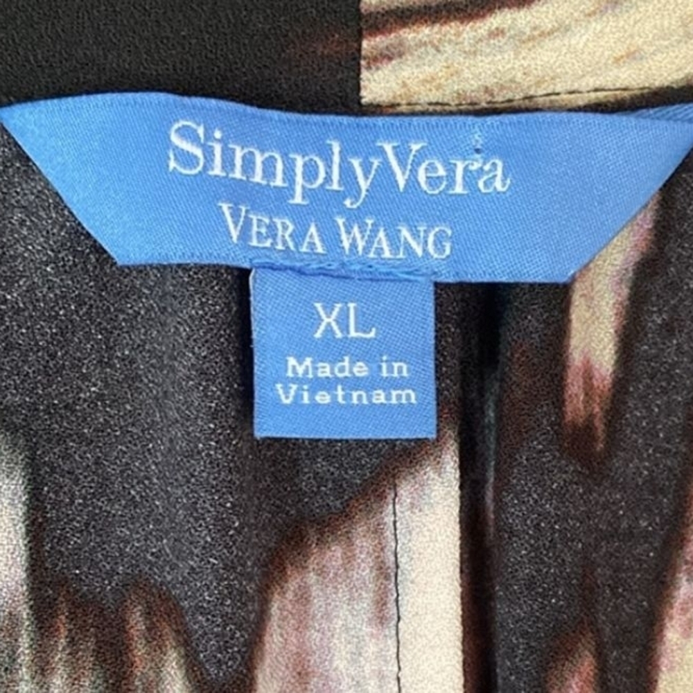 Simply Vera Vera Wang Stretch Fit & Flare Mini Dress XL Fits Like 2X - Picture 2 of 6
